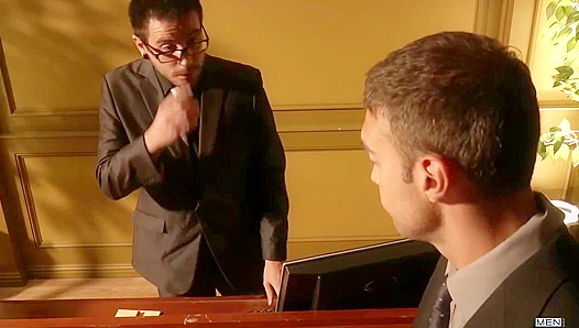 Steamy Office Encounter: Rocco Reed Johnny Ryder Ignite Forbidden Desires – TheGayOffice