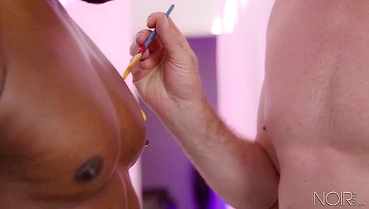 DeAngelo Claims Pierce in Steamy Noir Encounter – Confident Top Takes Charge – 18+