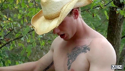 Rough Outdoor Ride: Stetson Cowboys Johnny Forza Jason Maddox Collide – 18+