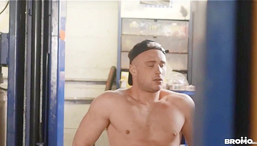 Aiden Zach Gets Lost in Hot Bareback Action Inside a Steamy Garage – 18+