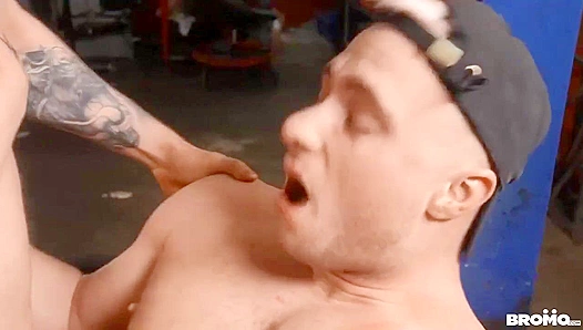 Aiden Zach Gets Lost in Hot Bareback Action Inside a Steamy Garage – 18+