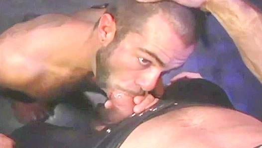 Sweat-Slicked Power Play: Brendan Dominates Steve Parks Hard – 18+