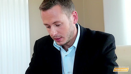 Cole Christiansens Teases Horny Neighbor Brennan Bolton in Hot Steamy Moment – 18+