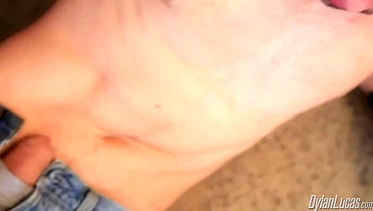 Brock Cums Hard on Bike as Dylan Eyes His Thick Load—PureMuscleGayPorn 18+