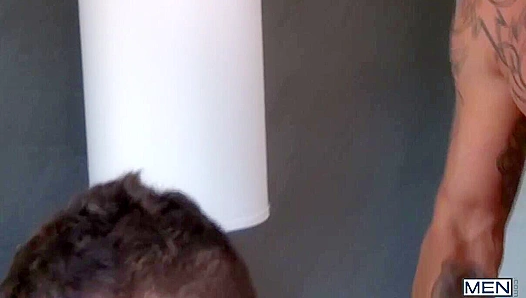 Johnny Hazzard Rides Jimmy Fanz Hard — Deep Stretch Anal Beats End With Cream Pull