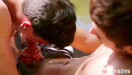 Dillon Rossi Takes Control: Raw Power Fucks Jake Bass Deep – CockyBoys