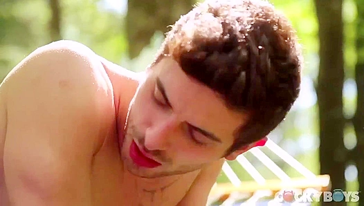 Dillon Rossi Rides Tayte Hansons Thick Cock Hard on the Hammock – GayPornWave