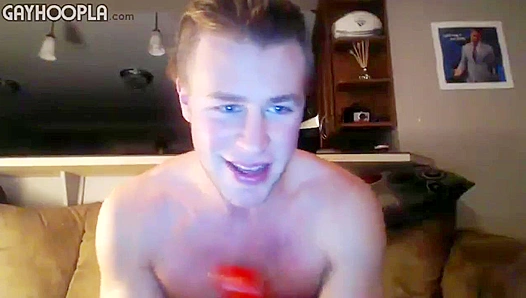 Hot First Show: Brad Valentine Jizzes Hard in Steamy Solo Cam Tease – 18+
