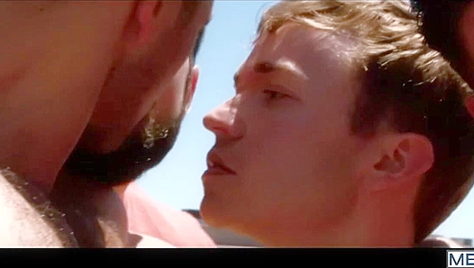 Sweat-Fueled Ride: Darius Paddy Go Wild in Steamy Bareback Threesome – GayOrgyX 18+