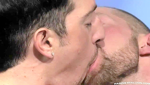 Jimmy Dominates Adams Thick Hardness With Raw Passion — RagingStallion 18+
