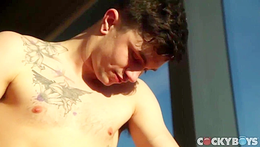 Jake Bass vs Lukas Grande: Steamy Ass Battle Ends With Double Penetration – CockyBoys