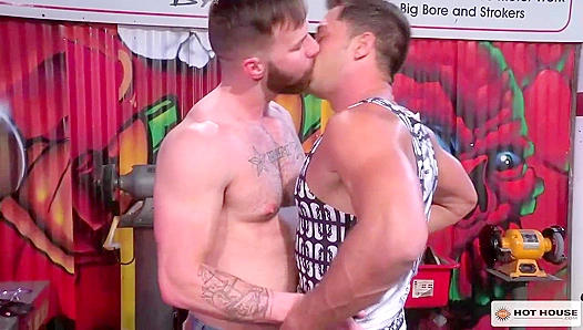 Chris Bines Armando De Armas Dive into a Wet, Stretching Encounter – HotHouse XXX