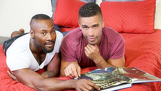 Big Black Cock Thrills as Trey Escapes into Steaming Pleasure – 18+