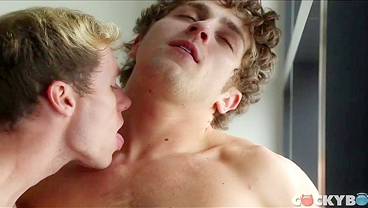 Justin Calvin Get Horny by the Window – Steamy Gay Encounter – CockyBoys
