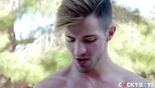 Pool Heat: Casey, Josh Sean Fuck Hard in Steamy Gay threesome – CockyBoys 18+