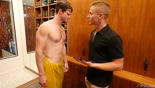 Double Trouble: Tyler Rush Finn Harding Share Steamy Blowjobs – Falcon Studios