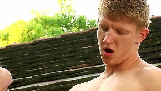 Steve Weaver Tim Law Get Horny Outdoors — Hot Blowjob Action – SteamyTwinkLicks 18+