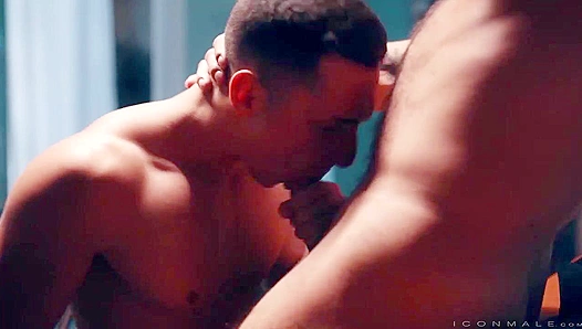 Cinematic Passion: Adam Ramsi Swallows Tristan Hunters Massive Cock – 18+