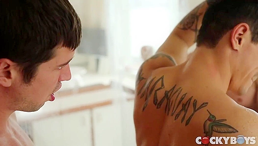 Double Penetration Thrills: Colby Mickey Take On One Lucky Guy – CockyBoys