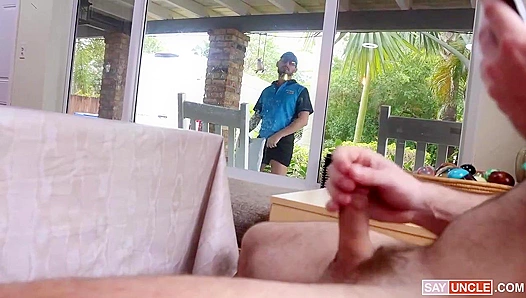 Derek Allen Dominates Jace Starr with Rough Doggy Sex in the Back of a Van – 18+