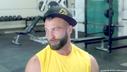 Hard Bodies Clash: Hot Gym Encounter Between Wade Wolfgar Donnie Argento – Raging Hard