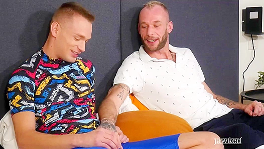 Guillaume Wayne Dominates Nico Vegas in Rough Bareback Action – JAWKED