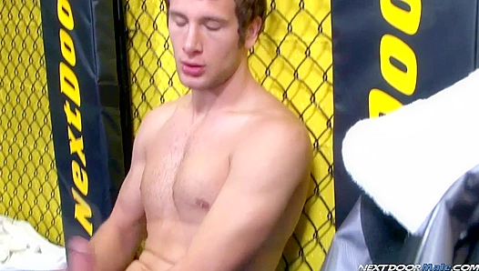Spencer Fox Jizzes Loud — Teasing Next Door With His Thick Load – 18+