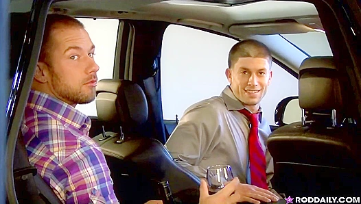 Hot Encounter: Rod Daily Brec Boyd Go All In for Steamy Car Sex – On The Set