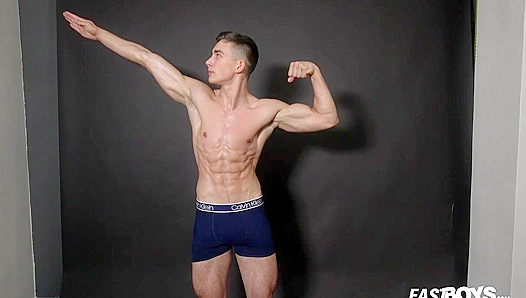 Oiled-Up Stud Emilion Flexes Hard Muscle—EastBoys Pure Temptation 18+