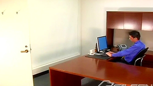 Erik Rhodes Rides Cal Skye Hard in Hot Office Action – Mind-Blowing Pleasure