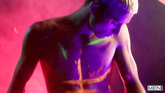 Olivier Theos Neon Heat: Rough Ass Rides Hardcore Gay Sex – HotBarebacks 18+
