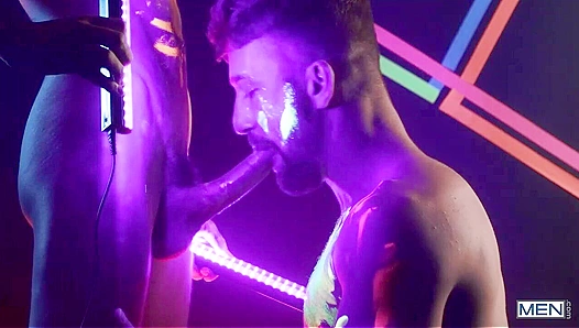 Olivier Theos Neon Heat: Rough Ass Rides Hardcore Gay Sex – HotBarebacks 18+