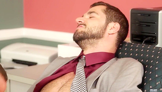 Steve Vex Claims Dean Monroe With Fiery Domination – TheGayOffice 18+