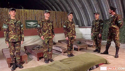 Joris Leonards Hot Military Threeway with Uriel Simon – Full Naked Intensity – TinyGays