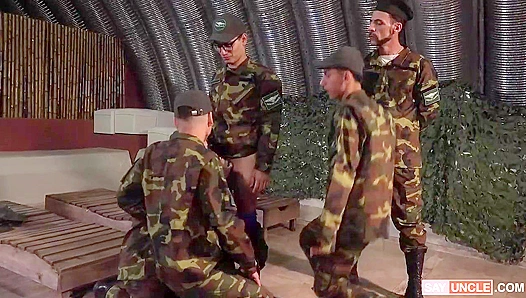 Joris Leonards Hot Military Threeway with Uriel Simon – Full Naked Intensity – TinyGays