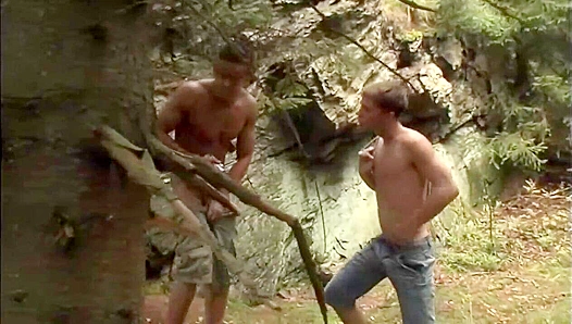 Hardcore Woods Encounter: Andre Lopes Thomas Dyk Go Wild Anal – 18+