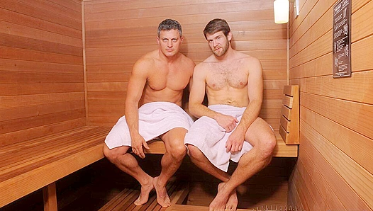 Steamy Sauna Seduction: Colby Turns Brendans Straight World Upside Down – Hot POV Action