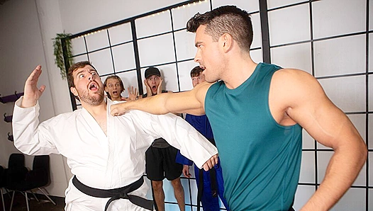 Steamy Sparring Session: Finn Harding Dominates Presley Scott Hard – 18+