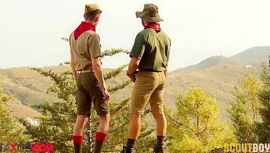 Adam Snow Gets Wild in the Woods — Steamy Group Ass Action Awaits – GayXXX