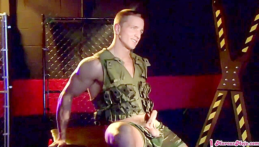 Marcus Mojo Flexes Pure Muscle—Hot Beefcake Thrills Unleashed – GayThrobs 18+