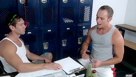 Devin Alex go wild fisting big cocks at school — hot bareback action 18+