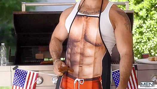 Cristiano Swallows Massive Rod From Alpha StepDad Nick Cranston – Steamy Gay Porn Action