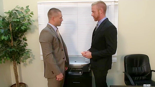Bobby Clark Christopher Daniels Heat Up the Office in Steamy Boardroom Hookup – 18+