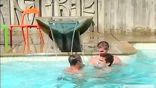 Max Dominates Hot Pool Action in Wild Three-Way – GayPornHub 18+