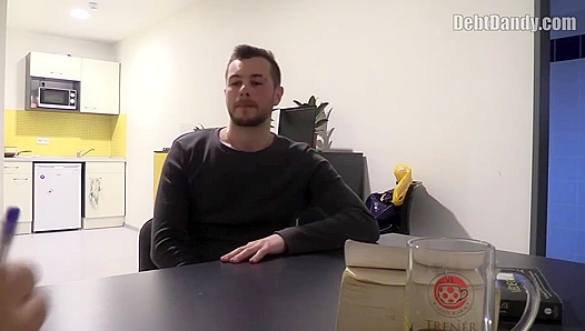 Hairy Stud Claims His Payment — Deep Throat for a Sexy Debtor – GayAmateur POV