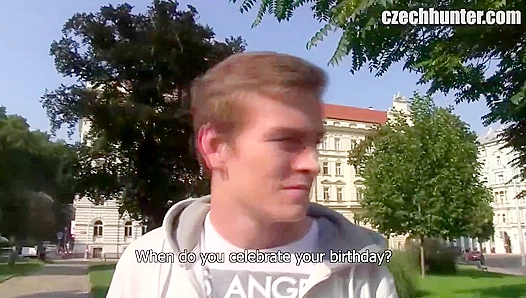 Blonde Twink Gets Drenched With Thick Cream Pie On Busty Cheeks – XXX Gay