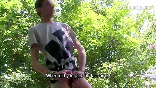 Blond Twink Rages Outdoors: Hot Bareback Action Under the Sun – 18+