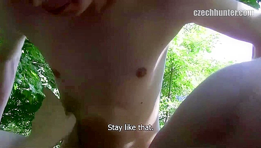 Blond Twink Rages Outdoors: Hot Bareback Action Under the Sun – 18+