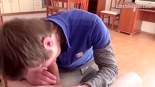 Huge Czech Stud Gets Pounded Hard From Behind – Intense Bareback Action