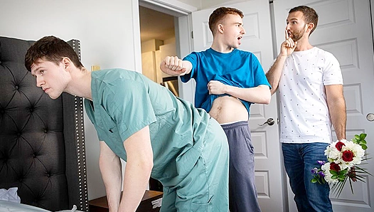 Ryan Jacobs Finn Hardy: Hot Threesome, Pleading for Hard Deep Anal — 18+